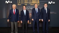 Los expresidentes González, Aznar, Zapatero y Rajoy, protagonistas de ‘La última llamada’, la nueva serie de Movistar Plus+