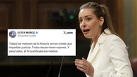 Ester Muñoz replica a Óscar Puente: "Para todos los matones de la historia, el fin justificaba los medios"