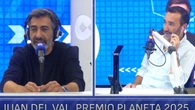 Juan Del Val califica su permio Planeta como "muy Madridista" y lanza un serio aviso sobre Vinicius