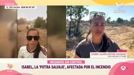 Isabel Aaiún tras el incendio que la alejó de la celebración de La Roja: "Los animales están por fin a salvo"
