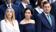 La defensa del 'made in Spain' de Isabel Díaz Ayuso con un vestido de la firma de Vicky Martín Berrocal en el Día de la Hispanidad