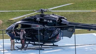 Así es el helicóptero militar de 13 millones con el que Neymar llegó a la concentración con Brasil