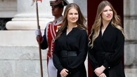 La Princesa Leonor se viste de futura Reina para recibir al Papa León XIV con el look negro más institucional de su armario
