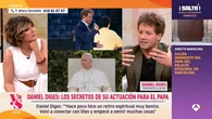 Daniel Diges relata su experiencia tras cantar ante el Papa y se sincera sobre sus raíces religiosas: "Vengo de una familia de Testigos de Jehová"