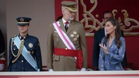 La Princesa Leonor debuta en el Día de las Fuerzas Armadas con el uniforme de gala del Ejército del Aire