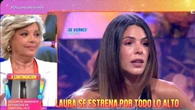 Terelu Campos llora al confesarle a Laura Matamoros el sufrimiento que le causó a Carlo Costanzia
