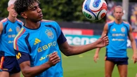 Collejas para Lamine Yamal y para Nico Williams en el entrenamiento de España