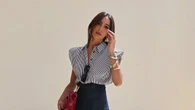 Rocío Osorno agota los vaqueros wide leg de Zara que más estilizan: así es el look que arrasa en septiembre