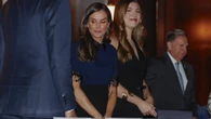 La Infanta Sofía apuesta por su look más arriesgado con un mono negro de escote halter en Oviedo