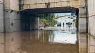 Las lluvias mantienen en alerta a 10 comunidades: la circulación de Metro de Madrid se ha visto interrumpida en varias estaciones