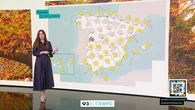 Mercedes Martín: las lluvias de este fin de semana marcan la vuelta del otoño tras un inicio de octubre muy seco