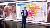 El Papa tendrá una calurosa acogida, las temperaturas volverán a ascender.