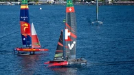 El equipo español de SailGP remonta en Suiza para llegar cuarto a las aguas de Cádiz