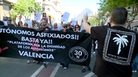 Autónomos de toda España se movilizan contra la subida de cuotas