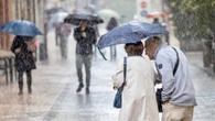 Avisos naranjas por lluvias y tormentas en cinco comunidades y máximas de hasta 39 grados en el sur y Baleares
