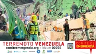 Activado el Comité de Emergencia para apoyar a la población afectada por los terremotos en Venezuela