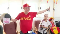 Una residencia de mayores de Alicante se vuelca con la selección española