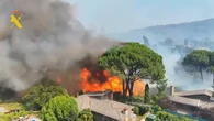 Las imponentes imágenes del incendio de la Comunidad de Madrid