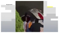 Vídeo: Cuatro encapuchados empotran su coche contra una perfumería en Aranda de Duero