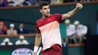 Carlos Alcaraz arrolla a Grigor Dimitrov y se cita con Cerúndolo en cuartos de Indian Wells