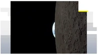 La imagen inédita de la luna y la tierra que grabó el comandante de la misión Artemis desde la escotilla con su teléfono móvil