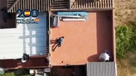 Persecución policial de película en La línea de la Concepción para detener a un hombre acusado de homicidio