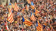El independentismo se desinfla en una Diada de Cataluña marcada por las intensas lluvias
