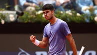 Carlos Alcaraz no da opción a Dusan Lajovic en su estreno en Roma