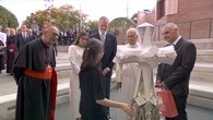 Valentina, una niña ciega de 12 años, protagoniza uno de los momentos más emotivos de la visita de León XIV