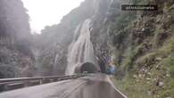 Las fuertes tormentas en Huesca causan el derrumbamiento del túnel de Bielsa y el corte de varias carreteras