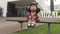 Mafalda llega a Tenerife y se convierte en la única escultura del mundo ubicada fuera de una gran ciudad