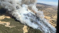 Activado el Plan Especial de Protección Civil por un incendio forestal en Zaragoza