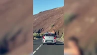Ocho turistas denunciados por conducción temeraria y por no utilizar los elementos de seguridad en el Teide