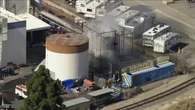 Unos 40 mil residentes evacuados ante el riesgo de una explosión de un tanque de químicos tóxicos