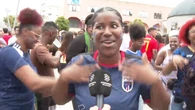 El España- Cabo Verde pasará a la historia de Burela, Lugo: sus vecinos, divididos entre las dos selecciones