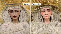 La heredera de la Virgen Dulce Nombre de Bellavista denuncia al restaurador por un supuesto cambio radical de su imagen