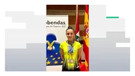 Triple oro en los EuroGames 112 para Noelia Gómez, la guardia civil que brilla en natación