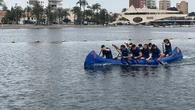 La Princesa de Asturias compite en la XXV Regata Universitaria de Piragüismo en Murcia