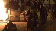 Auténtico caos en Barcelona: disturbios, saqueos, y al menos 15 detenidos tras una protesta que comenzó de forma pacífica