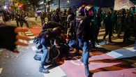 Cinco detenidos y cuatro heridos en la protesta contra Israel frente al Roig Arena