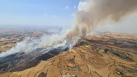 Más de 1.800 hectáreas quemadas por dos incendios simultáneos en La Segarra, Lleida