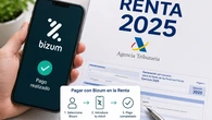 Renta 2025: cómo realizar el pago por Bizum si te sale a pagar