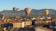 Espectáculo en Haro: Una regata internacional de globos aerostáticos tiñen de color el cielo de La Rioja