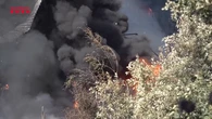 Incendio en Òrrius: Estabilizado el fuego de la vegetación, aunque sigue el fuego en la fábrica