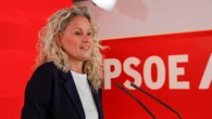 Rueda de prensa de Montse Minguez, portavoz del PSOE, tras las elecciones de Andalucía, streaming en directo