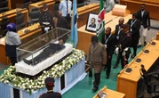 Hundreds Pay Tribute as Former Botswana President Lies in State