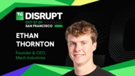 The new face of defense tech — Ethan Thornton of Mach Industries — takes the AI stage at TechCrunch Disrupt 2025