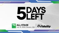 5 days until TechCrunch All Stage — save up to $475 before prices rise