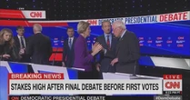 Sanders-Warren rift takes center stage at Iowa debate