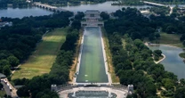 Trump says several arrested for Reflecting Pool alleged vandalism